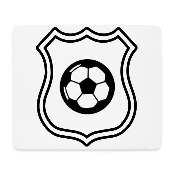 Football crest - Mouse Pad (horizontal) - white - Front