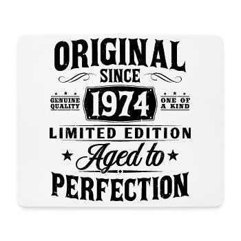 Born in 1974 Vintage Birthday Gift - Mouse Pad (horizontal) - white - Front