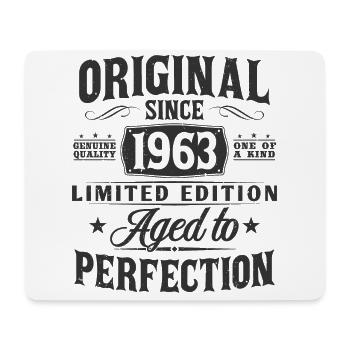 Born in 1963 Vintage Birthday Gift - Mouse Pad (horizontal) - white - Front