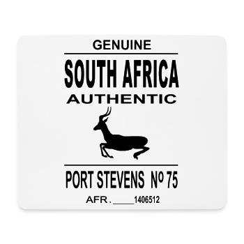 Afrique du Sud - Antilope - Tapis de souris (format paysage) - blanc - Devant