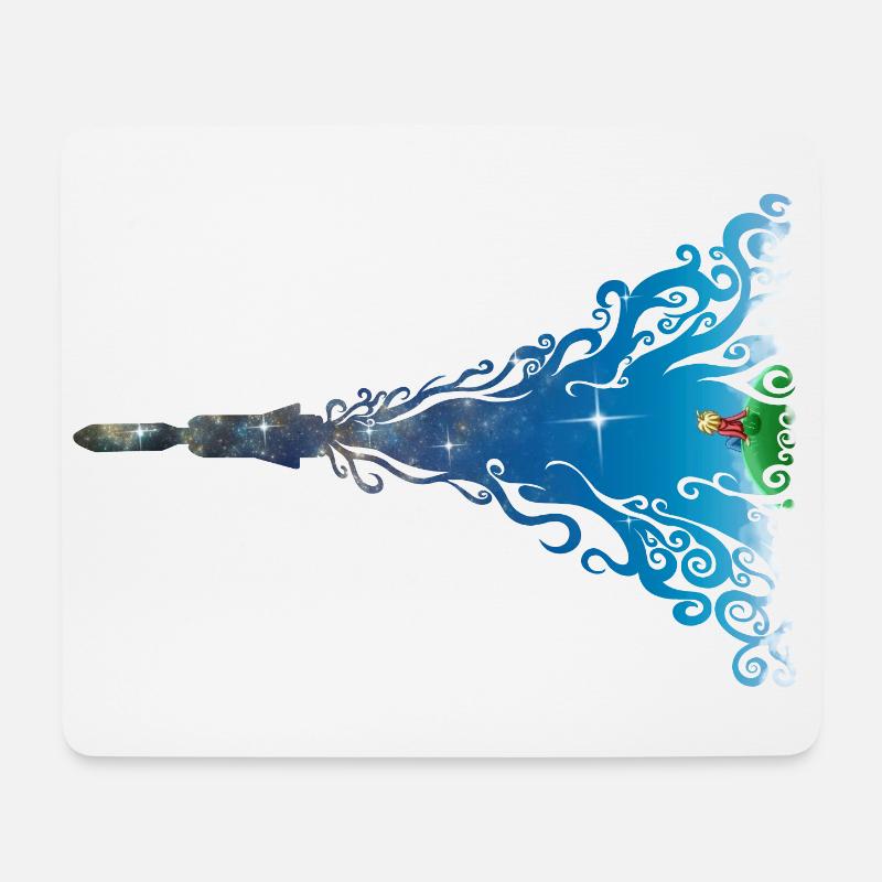 Rocket dreams - Mousepad (Querformat) - Weiß