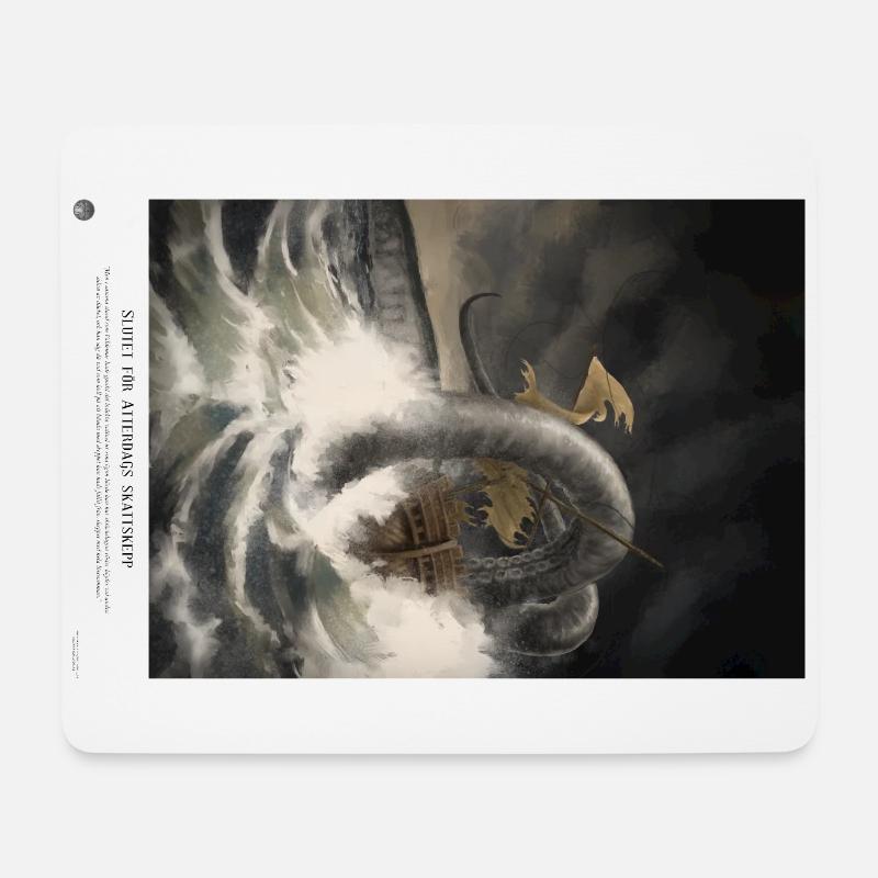 Atterdag Treasure Ship - Mouse Pad (horizontal) - white