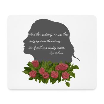 Rose Hathaway Zitat Vampire Academy Richelle Mead - Mousepad (Querformat) - Weiß - Vorne