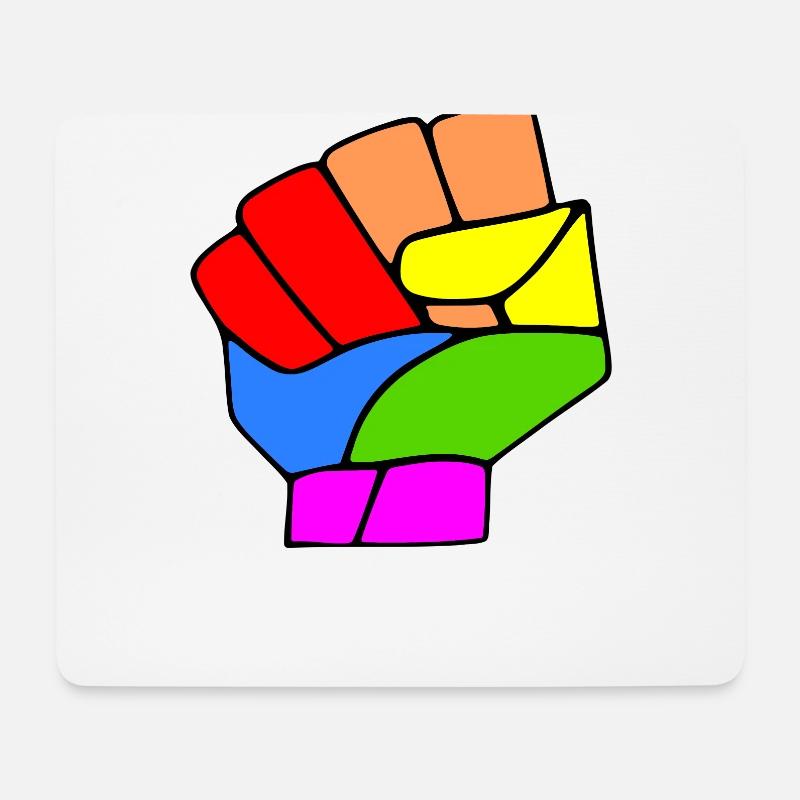 Pride - Mousepad (Querformat) - Weiß