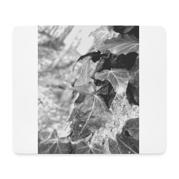 Forêt de plantes naturelles de lierre - Tapis de souris (format paysage) - blanc - Devant