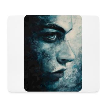 Der klare Blick - Mousepad (Querformat) - Weiß - Vorne