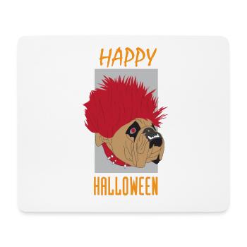 Chien d'Halloween - Tapis de souris (format paysage) - blanc - Devant
