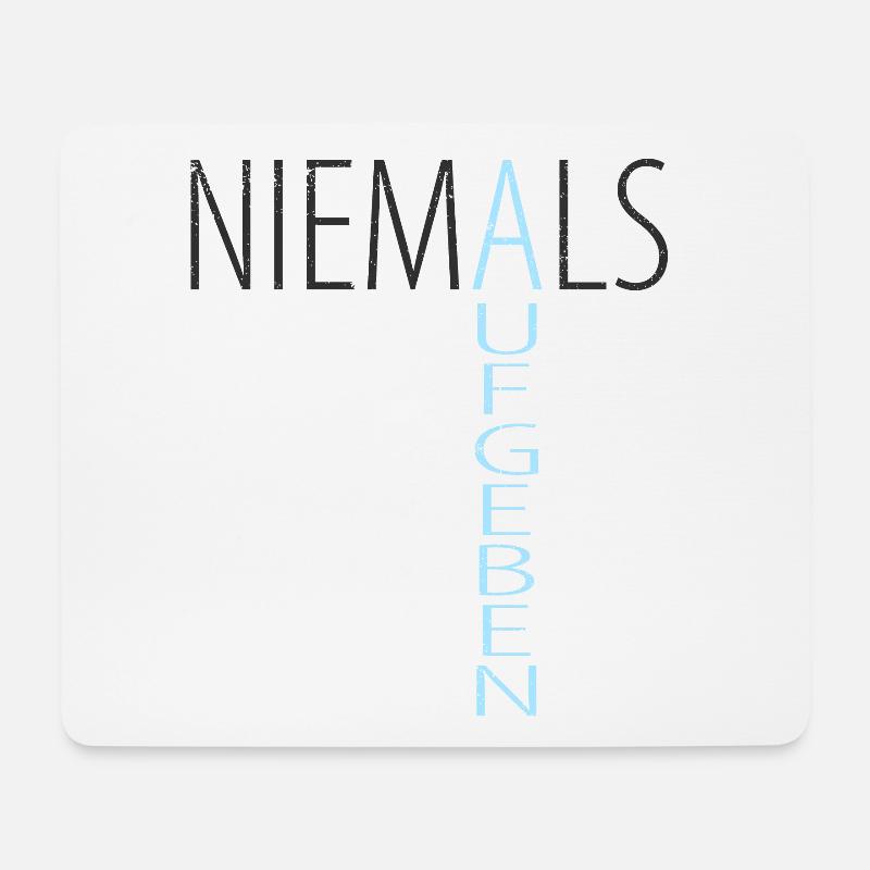 Motivation - Mousepad (Querformat) - Weiß