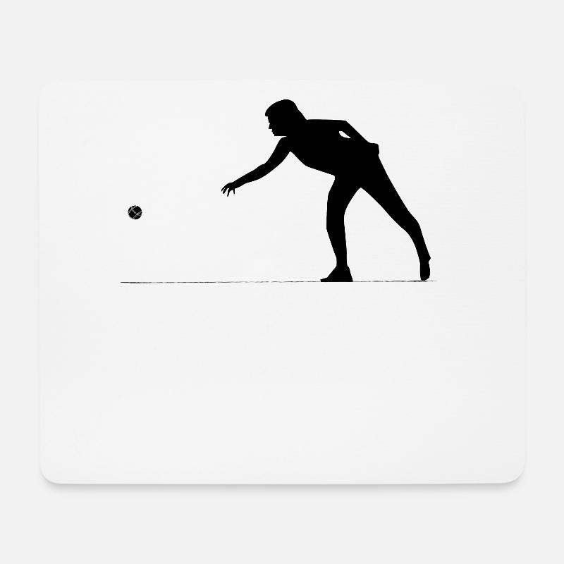 Boule Petanque Boccia Boules - Mousepad (Querformat) - Weiß