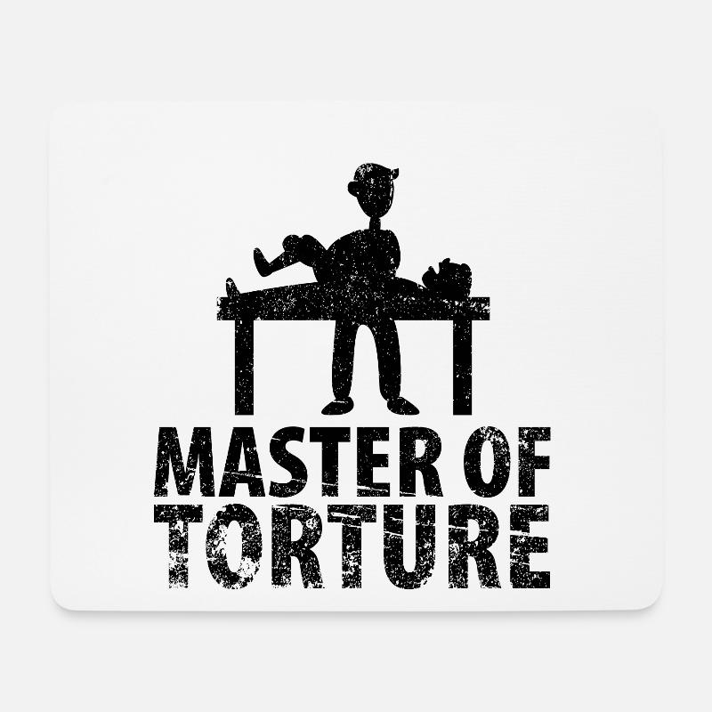 Physiotherapist funny gift saying funny - Mouse Pad (horizontal) - white