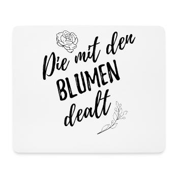 Florist Floristin - Mousepad (Querformat) - Weiß - Vorne