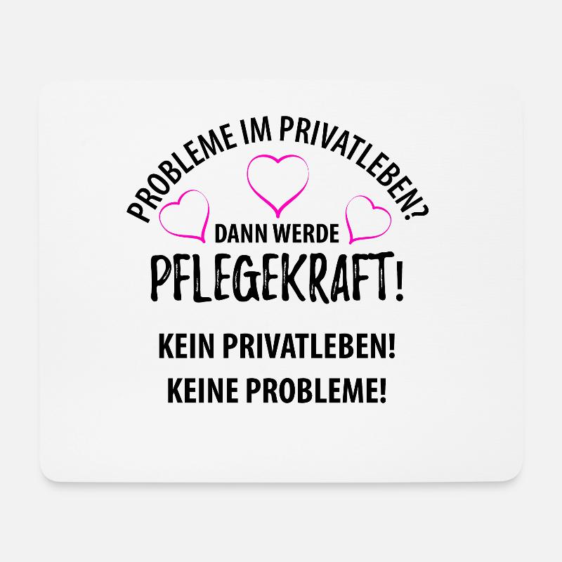 Altenpfleger - Pflege - Mousepad (Querformat) - Weiß