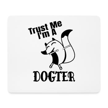 Vétérinaire Trust Me I'm a Dogter Funny dog - Tapis de souris (format paysage) - blanc - Devant