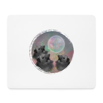 Opossum Lover Gift Nocturnal Opossum Gift - Mouse Pad (horizontal) - white - Front