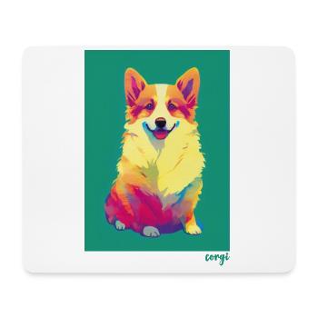 Corgi Sweet Design #8 - corgilove Design - Mouse Pad (horizontal) - white - Front