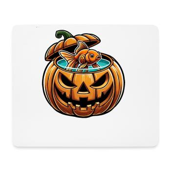Halloween Poisson Poisson Rouge Aquarium De Poissons D’eau Douce - Tapis de souris (format paysage) - blanc - Devant