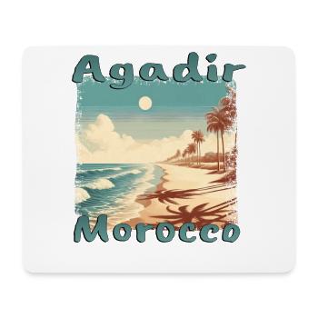 Agadir Morocco South Seas Mediterranean Holidays North Africa - Mouse Pad (horizontal) - white - Front