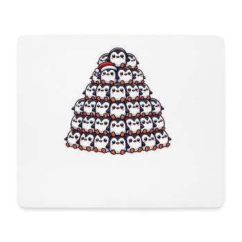 Penguin Christmas Christmas Tree Christmas Tree - Mouse Pad (horizontal) - white - Front