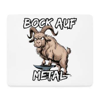 Tiermotiv im Metal-Stil - Mousepad (Querformat) - Weiß - Vorne