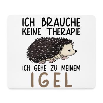 Lustiges Afrikanischer Weißbauchigel Igel Kostüm - Mousepad (Querformat) - Weiß - Vorne