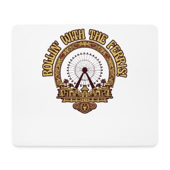 Amusement Park Fair, Fairground, Village Festival - Mouse Pad (horizontal) - white - Front