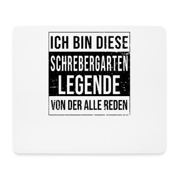 Gärtner Kleingärtner Garten-Pflanzen Legende - Mousepad (Querformat) - Weiß - Vorne