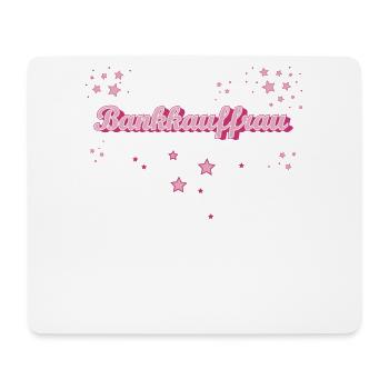 Banker Abschluss-Geschenk Bankkauffrau - Mousepad (Querformat) - Weiß - Vorne