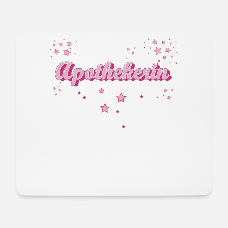 Apotheke Abschluss-Geschenk Apothekerin - Mousepad (Querformat) - Weiß