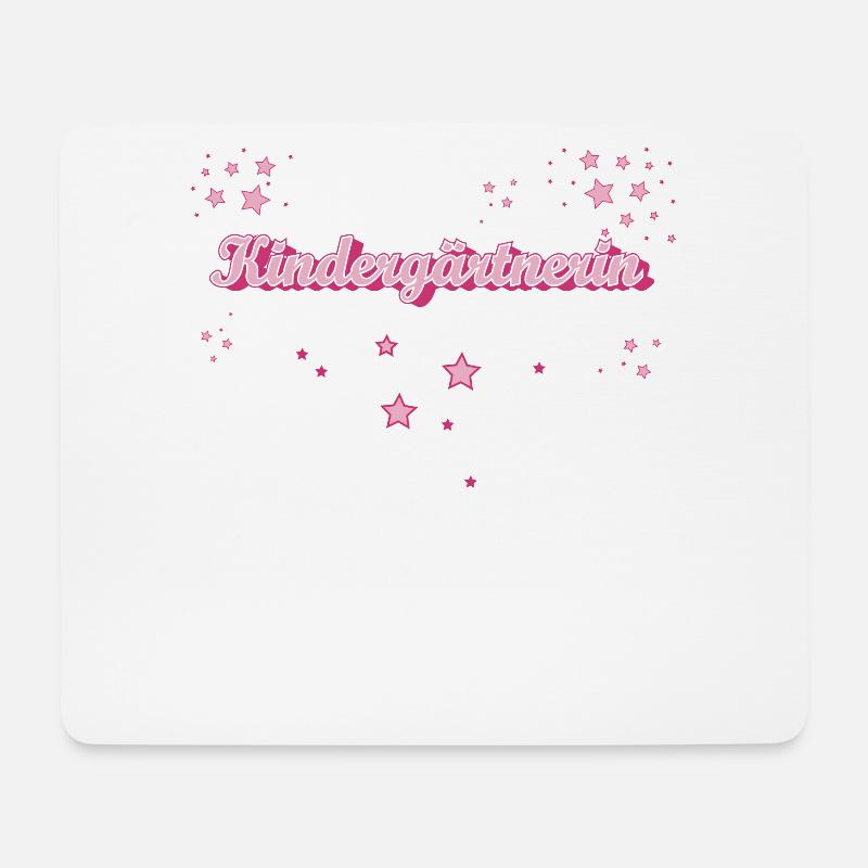 Kita-Erzieher Abschluss-Geschenk Kindergärtnerin - Mousepad (Querformat) - Weiß