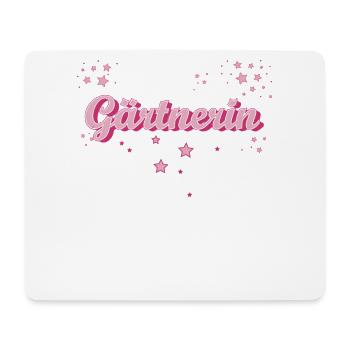 Landschaftsgärtner Abschluss-Geschenk Gärtnerin - Mousepad (Querformat) - Weiß - Vorne