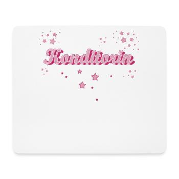 Bäcker Abschluss-Geschenk Konditorin - Mousepad (Querformat) - Weiß - Vorne