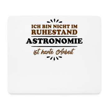 Retirement Pensioner Pensioner Astronomy - Mouse Pad (horizontal) - white - Front