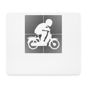 Mofa Mofaroller Moped Mofafahrer tshirt Mofa - Mousepad (Querformat) - Weiß - Vorne