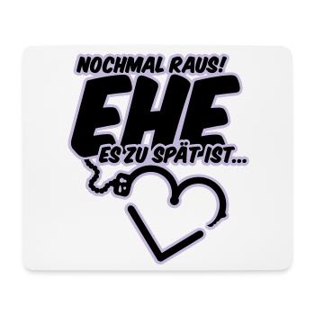 bachelor party wedding shower wedding - Mouse Pad (horizontal) - white - Front