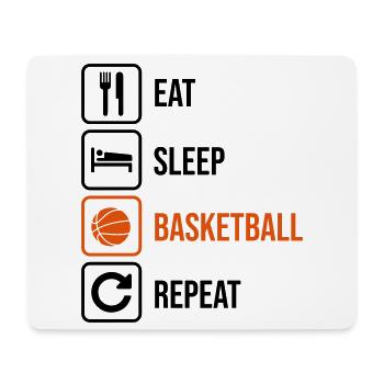 Basketballer - Mousepad (Querformat) - Weiß - Vorne