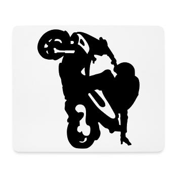 Stunt Roller - Mousepad (Querformat) - Weiß - Vorne