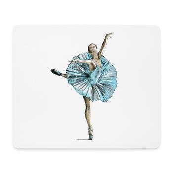ballet - Mouse Pad (horizontal) - white - Front