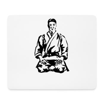 Karate - Mousepad (Querformat) - Weiß - Vorne