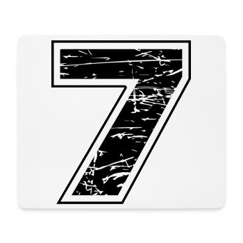 7 - Tapis de souris (format paysage) - blanc - Devant