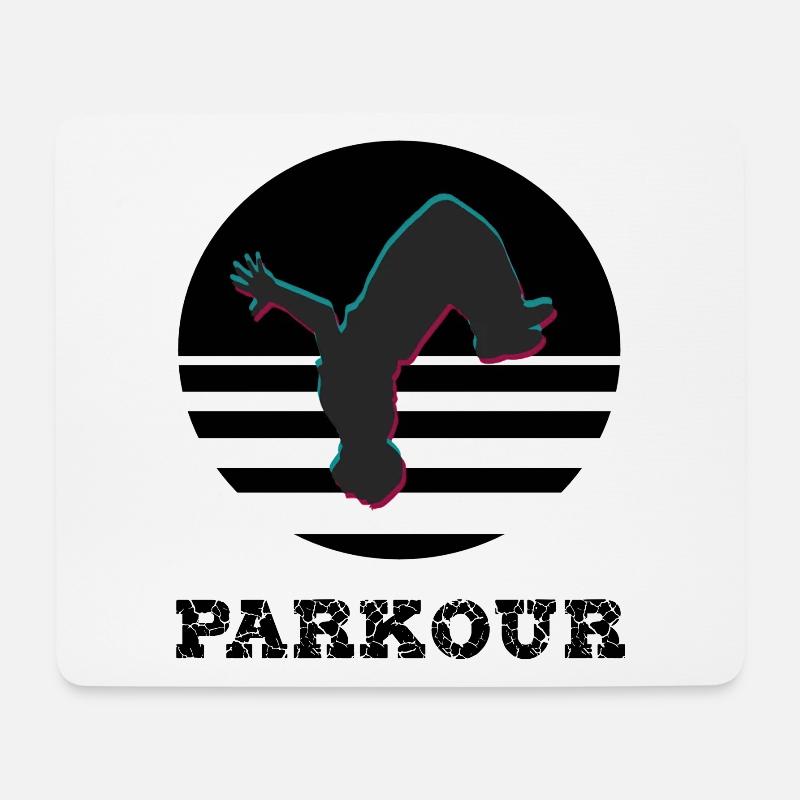 Parkour - Mouse Pad (horizontal) - white