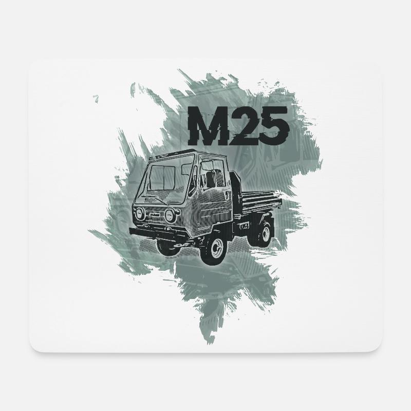 Multicar M25 - Mousepad (Querformat) - Weiß