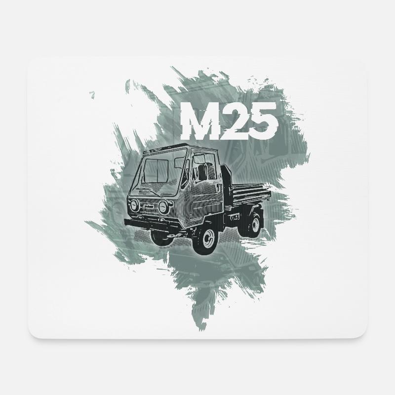 Multicar M25 - Mousepad (Querformat) - Weiß