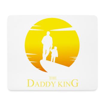 The Daddy King - Humour parodie papa - Tapis de souris (format paysage) - blanc - Devant
