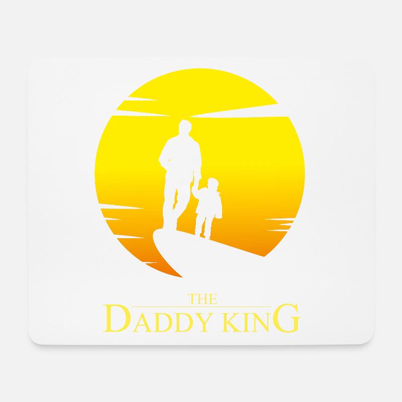 The Daddy King - Daddy Parody Humor - Mouse Pad (horizontal) - white