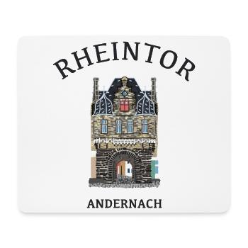 Andernach, kultiges Rheintor - Mousepad (Querformat) - Weiß - Vorne