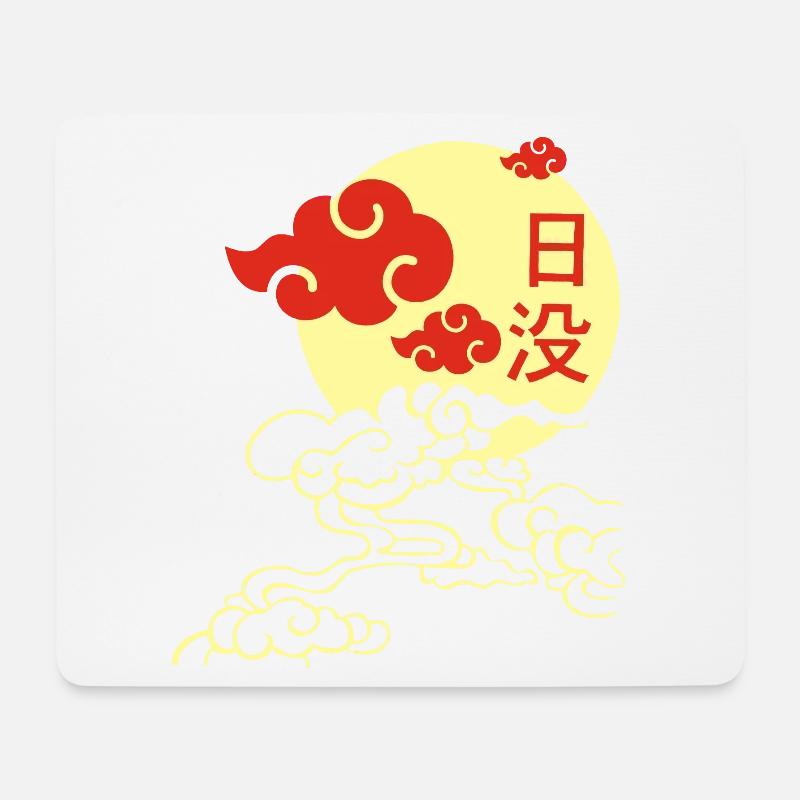 Manga sunset - Mouse Pad (horizontal) - white