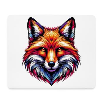Renard - Tapis de souris (format paysage) - blanc - Devant