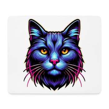 Cat - Mouse Pad (horizontal) - white - Front