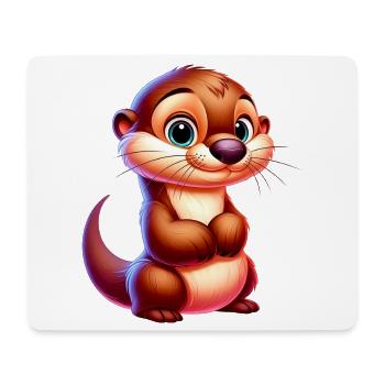 Otter - Mouse Pad (horizontal) - white - Front