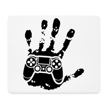 Der Gamer in dir (Schwarz) - Mousepad (Querformat) - Weiß - Vorne